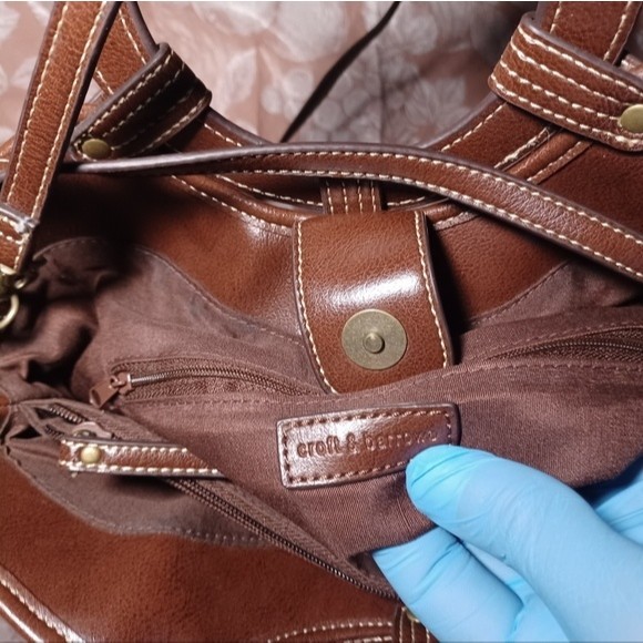 Croft and Barrow Faux Straw Lightweight Handbag - Picture 11 of 13